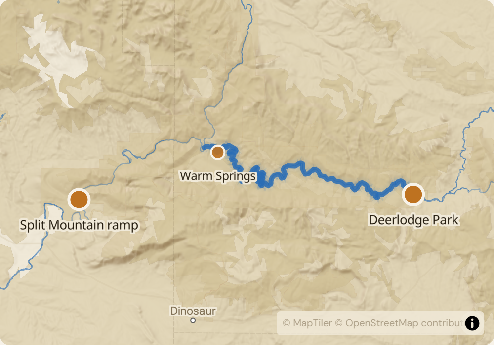 Yampa route map
